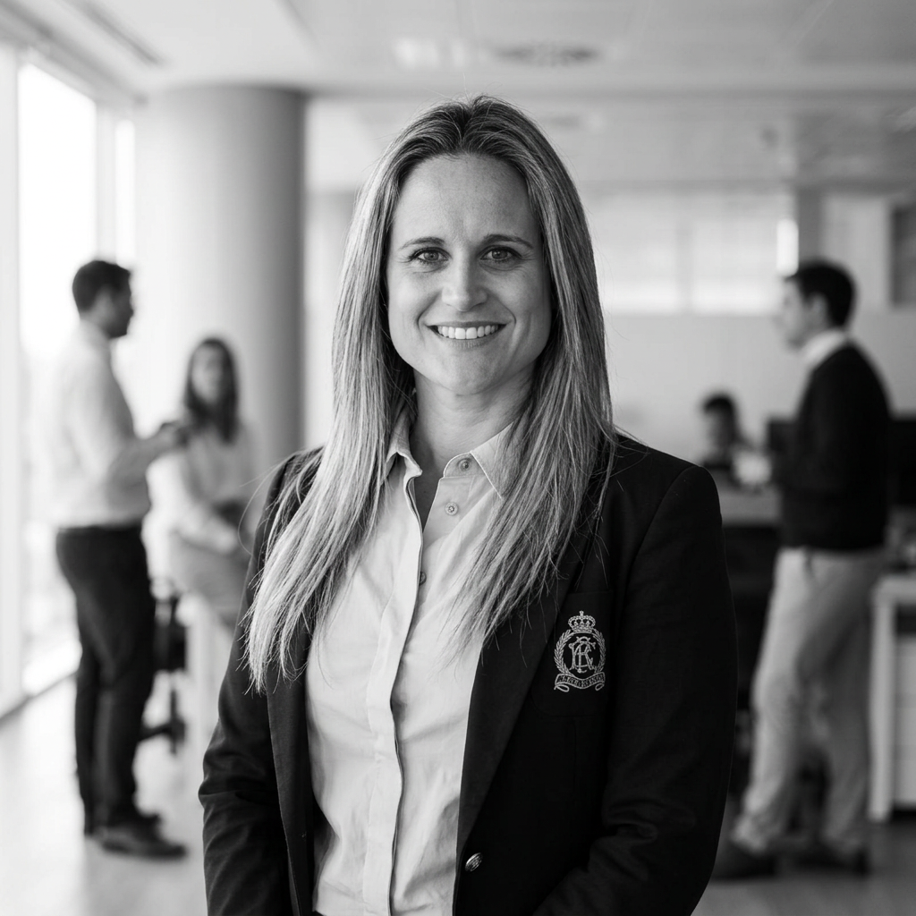 Consultora de NORMAI en la oficina
